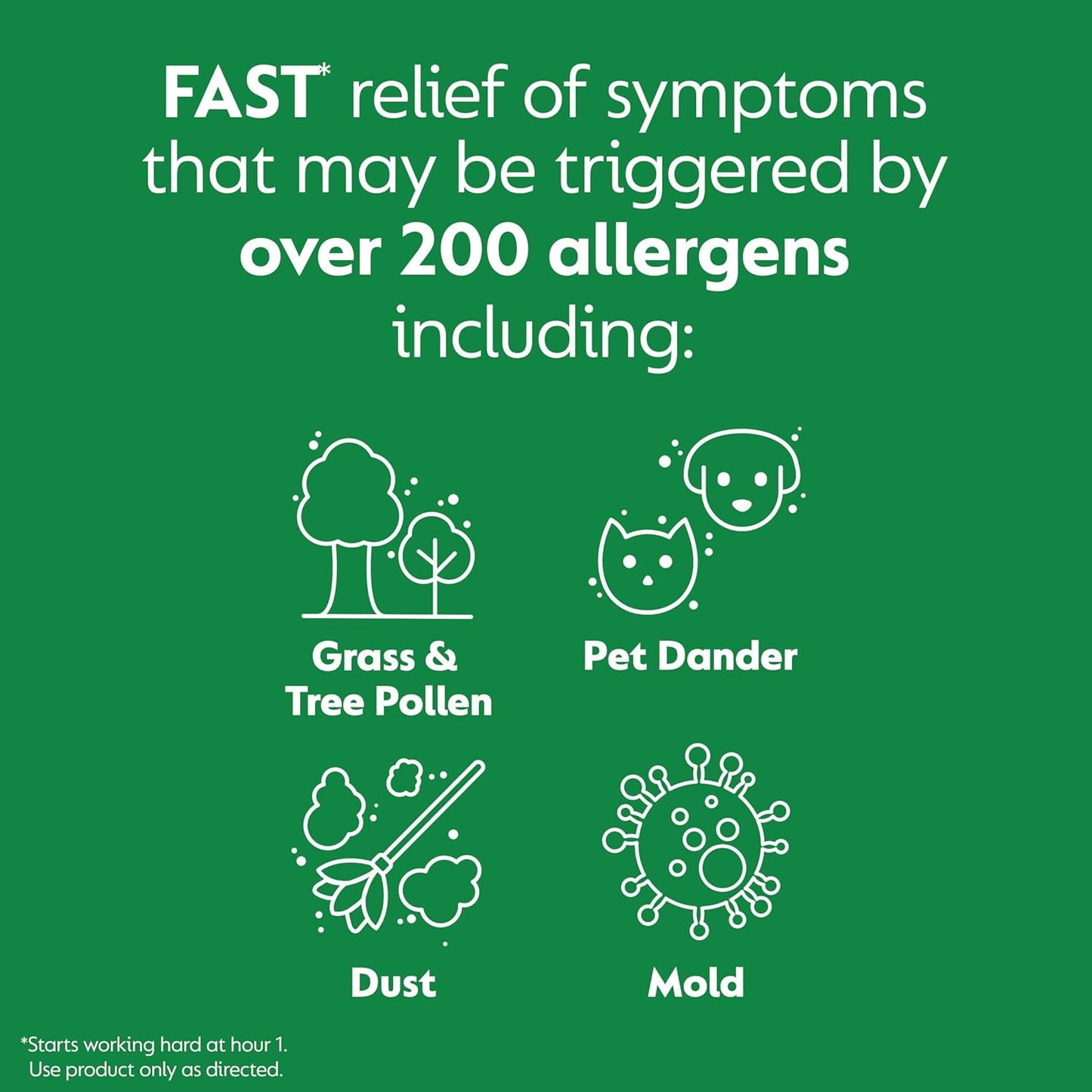 Zyrtec 24 Hour Allergy Relief Tablets, Indoor and Outdoor Allergy Medicine with 10 mg Cetirizine HCl per Antihistamine Tablet, Bundle Pack, 90 ct + 3 ct Travel Packs, 93 Count